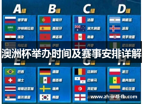 澳洲杯举办时间及赛事安排详解